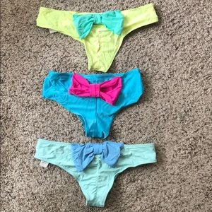 Cheeky bow swim bottoms